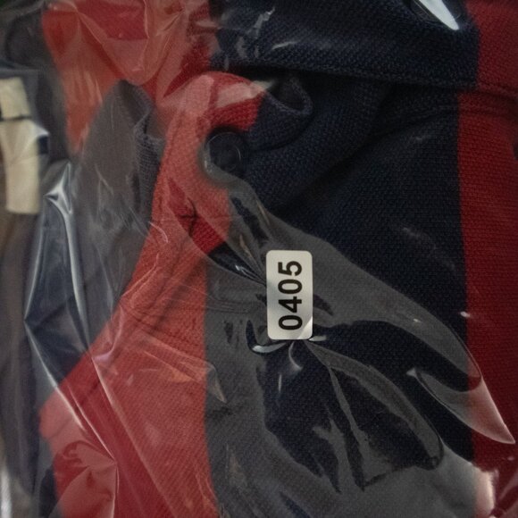 Levi's Stripe Polo Button Up Tee - Picture 8 of 8